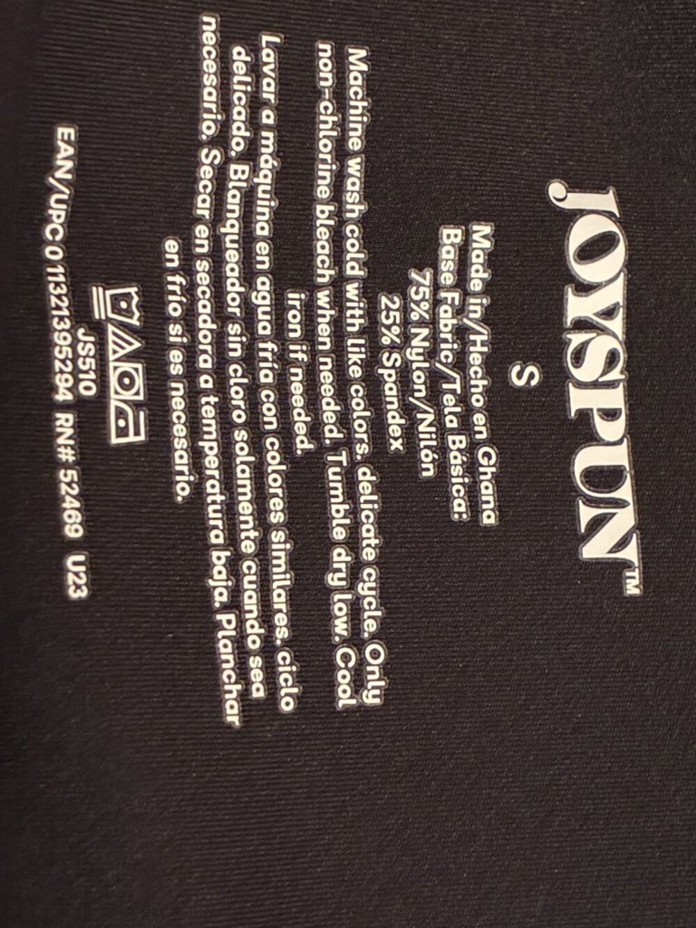 Two Black leggings, size small, NWOT